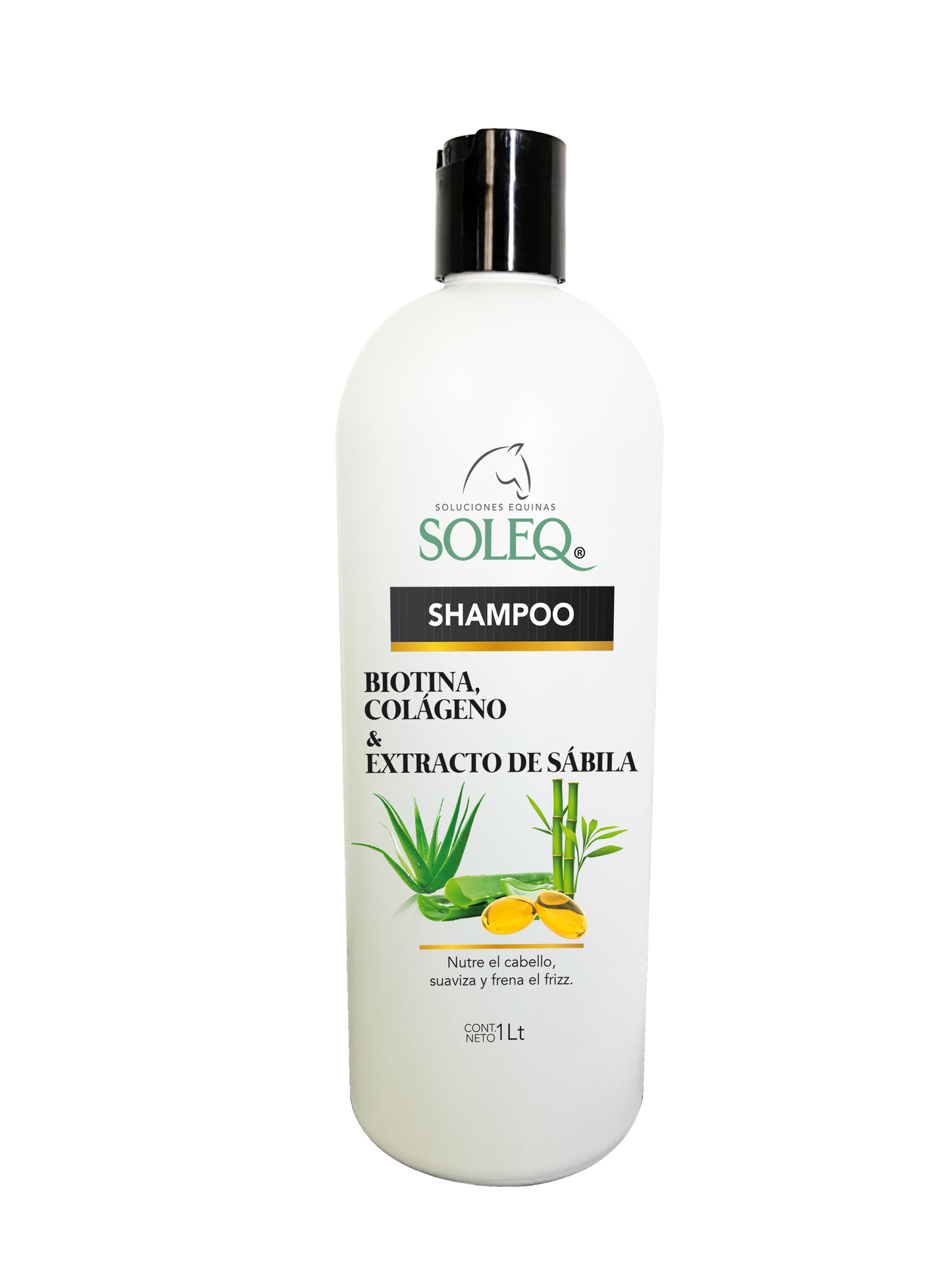 Shampoo uso Humano Biotina, Colágeno y Sábila 1Lt.