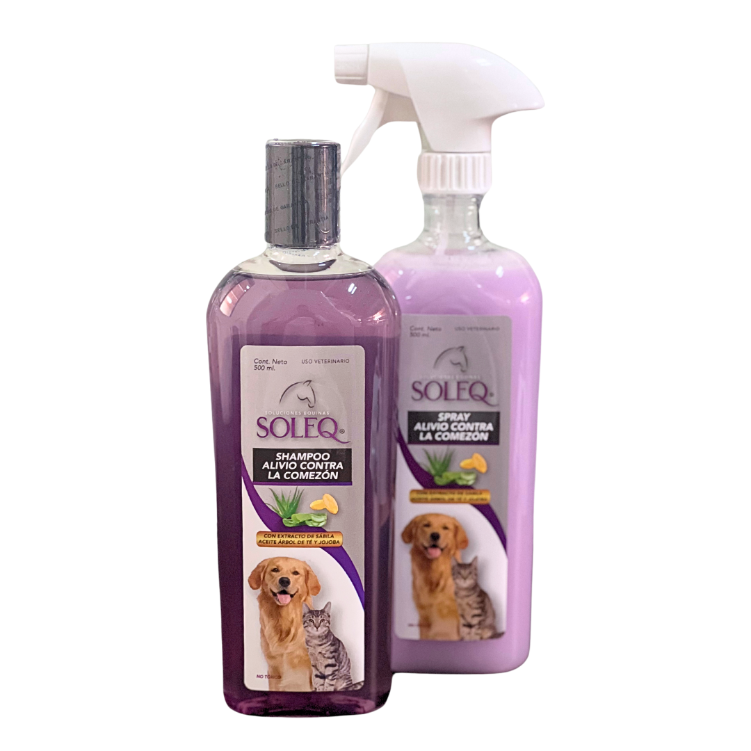 Shampoo y Spray Alivio de la Comezón