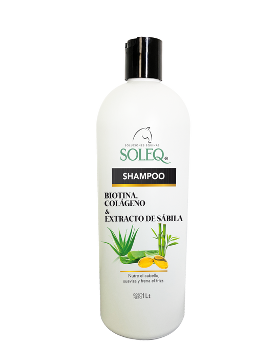 Shampoo uso Humano Biotina, Colágeno y Sábila 1Lt.