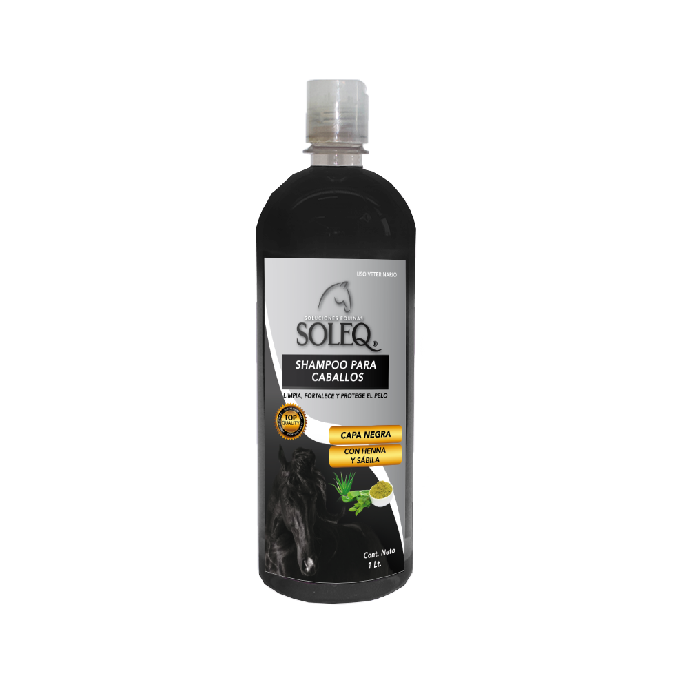 Shampoo Soleq Capa Negra 1Lt.